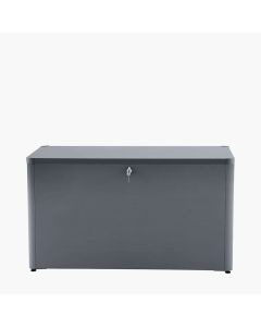 Rhode Island Small Steel Storage Box in Anthracite