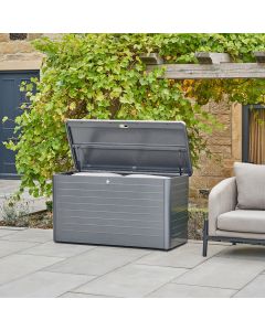 Rhode Island Small Steel Storage Box in Anthracite