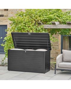 Rhode Island Large Steel Storage Box in Black