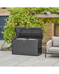Rhode Island Small Steel Storage Box in Black
