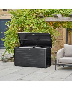 Rhode Island Small Steel Storage Box in Black