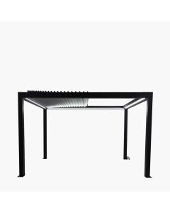 Abierto Gazebo Full Electric 3m x 4m inc LED. Installation Included