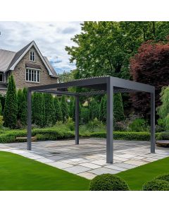 Abierto Gazebo Full Electric 3m x 4m inc LED. Installation Included