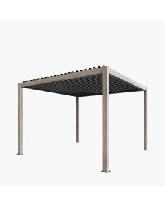 Pavillo Teak 3.5m x 3.5m Pergola. Installation Included