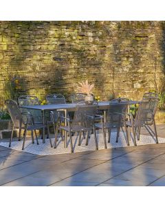 Savoy Extendable Rectangular 8 Seater Dining Set