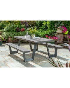 Wembley Picnic Table - Grey