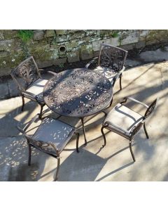 Charlotte 4 Seat Dining Set 