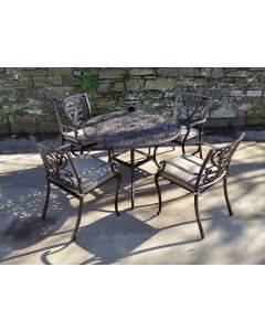 Charlotte 4 Seat Dining Set 