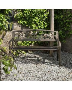 Galloping Horses Bench