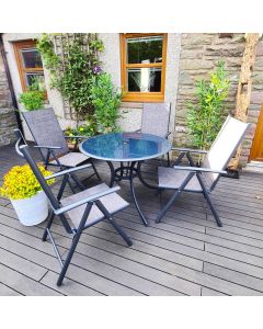 Napoli Reclining 4 Seat Set