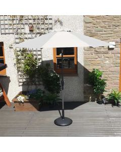 Elite 270cm Crank & Tilt Parasol - Natural