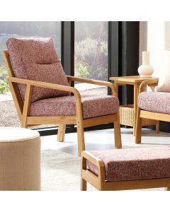 Dubai Armchair Light Oak