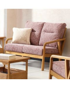 Dubai 2 Seat Sofa Light Oak