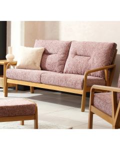 Dubai 3 Seat Sofa Light Oak