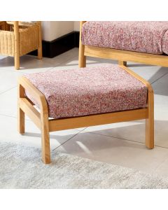 Dubai Footstool Light Oak