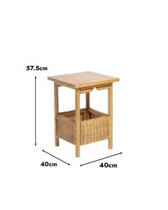 Dubai Lamp Table Light Oak