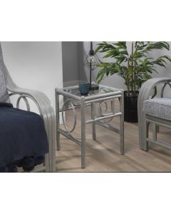 Madrid Lamp Table - Grey Wash
