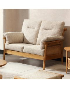Mindi 2 Seat Sofa Light Oak