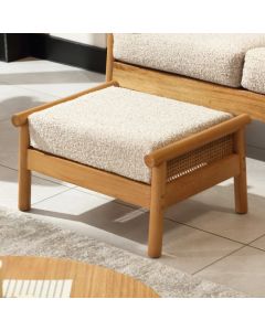 Mindi Footstool Light Oak