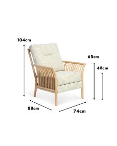 Solo Armchair Natural