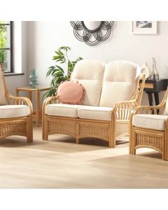 Vale 2 Seat Sofa Light Oak