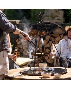 Kadai Cooking Tripod with Chain to fit 70, 80 and 90cm Kadais