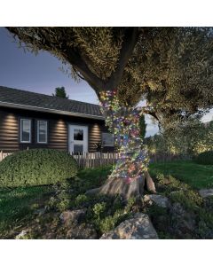 1000 LED Outdoor Compact Solar Lights Multi Colour with 8 Functions