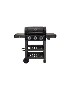 Grillstream Carbon 3 Burner with Side Burner - Black