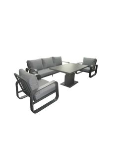 Babingley Lounge Set with Adjustable Height Table