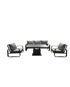 Babingley Lounge Set with Adjustable Height Table