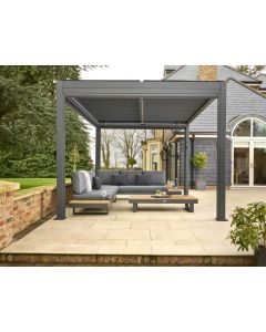 Nexus Pergola  300x300cm with LEDs and 3 Screens