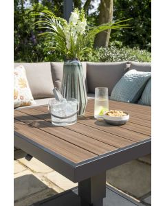 Hemsby Mini Corner Lounge Set with Height Adjustable Table