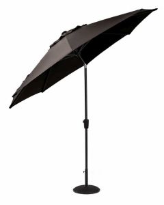 Elizabeth 220cm Round Crank & Tilt Parasol. Carbon Canopy.