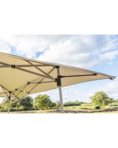 GIC Pop Up Gazebo - Taupe-Brown 400x400cm
