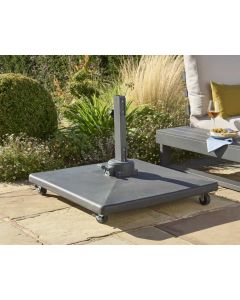Royce 50kg Plastic Concrete Base with Wheels & Tube - Black (Only Sold with a GMH Parasol)