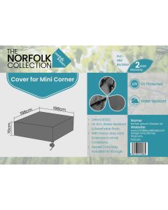Compact Corner Lounge Set Weather Cover - L198cm x W198cm x H70cm
