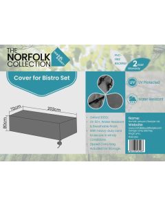 2 Seat Set Weather Cover - L202cm x W72cm x H80cm