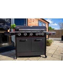Infinity 5 Burner Gas BBQ with Side Burner and Rotisserie Burner