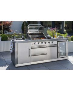 Absolute Pro 4 Burner Gas BBQ Outdoor Kitchen