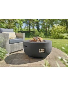 Happy Cocoon Bowl Gas Fire Pit - Grey
