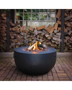 Happy Cocoon Bowl Gas Fire Pit - Grey