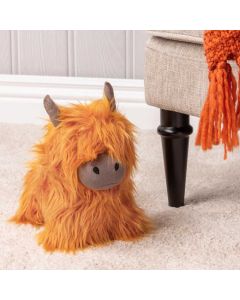 Highland Cow Shaggy Door Stop