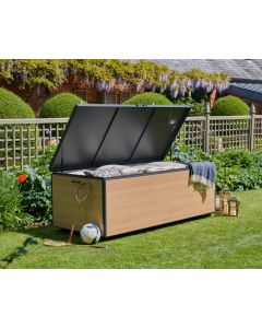 Royce XL Wood Look Aluminium Storage Box