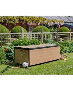 Royce XL Wood Look Aluminium Storage Box