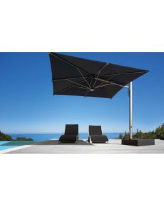 Scolaro Astro Assisted Lift Cantilever Parasol - 8 Colours - Titanium Colour Frame