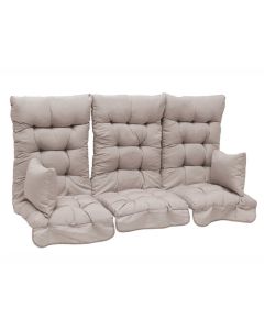 Dalom 3 Seat Swing with Standard Beige Cushions