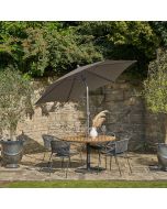 Platinum Riva 250cm Round Taupe Parasol