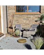 Aperta 2 Seat Bistro Set with Height Adjustable Table