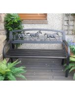 Galloping Horses Bench