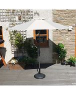Elite 270cm Crank & Tilt Parasol - Natural